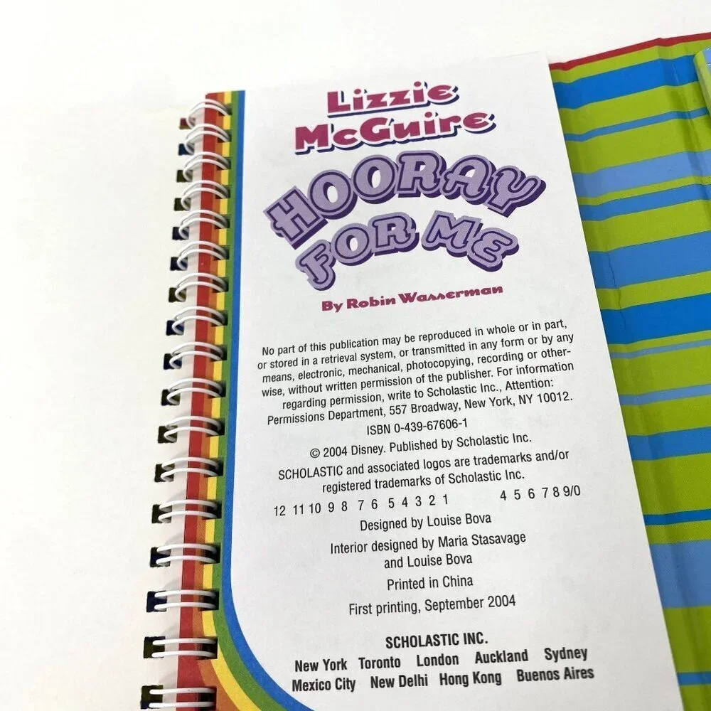 Vintage 1990's Lizzie McGuire Best Of Everything Planner Diary Book Preowned